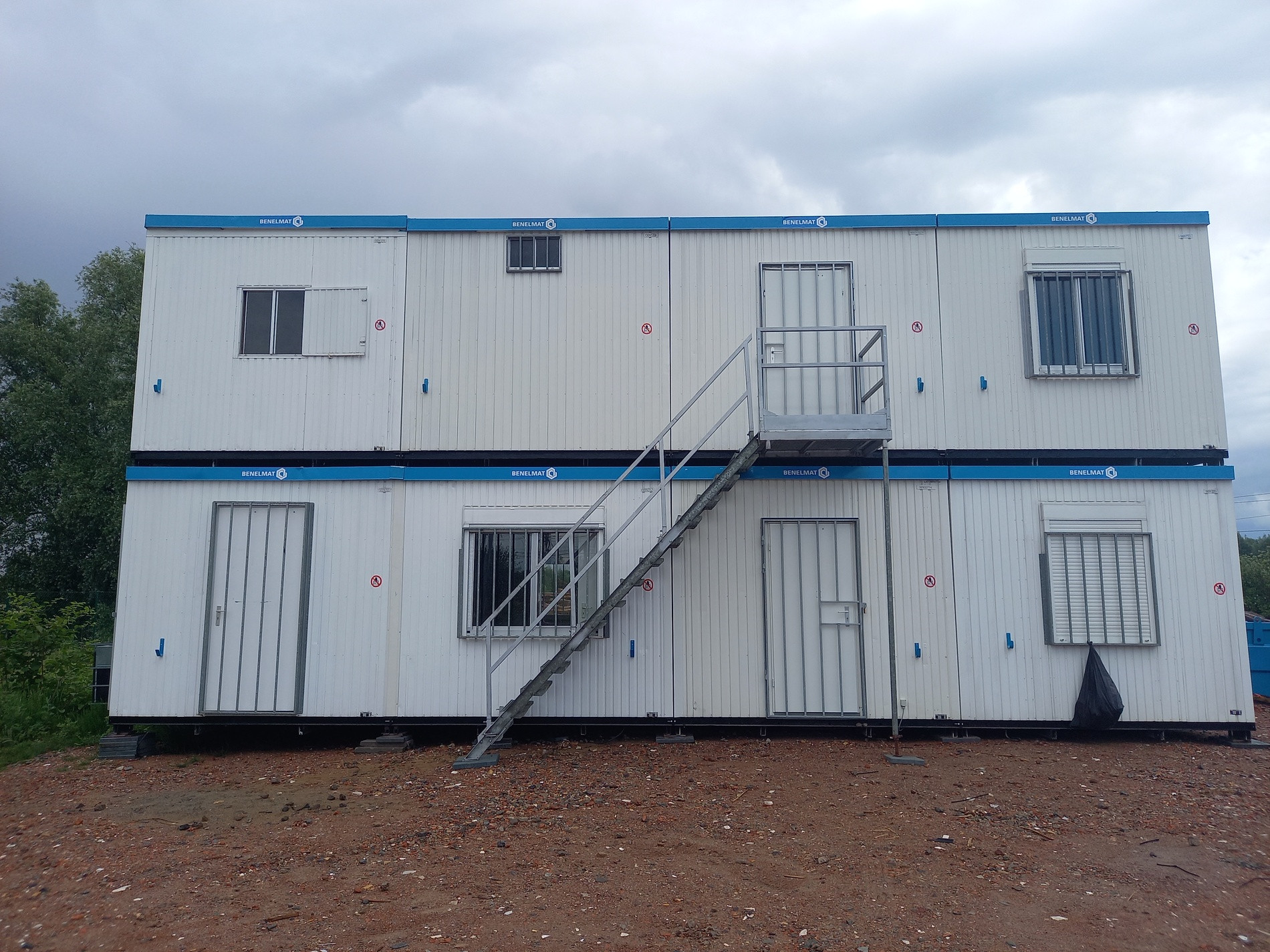 Containers - Chantier Ekeren - MOBIX